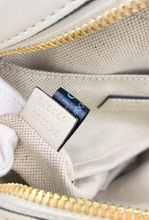 GUCCI DIAGONAL STITCHED BLONDIE IN MYSTIC WHITE (LIKE NEW)
