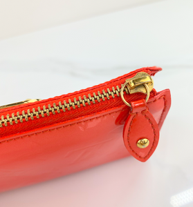 LOUIS VUITTON VERNIS TROUSSE COSMETIC POUCH