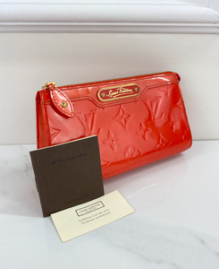 LOUIS VUITTON VERNIS TROUSSE COSMETIC POUCH