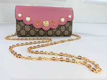 GUCCI GG MINI PEONY PEARLY WALLET / WOC LIMITED EDITION