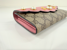 GUCCI GG MINI PEONY PEARLY WALLET / WOC LIMITED EDITION