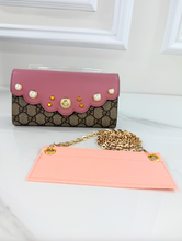 GUCCI GG MINI PEONY PEARLY WALLET / WOC LIMITED EDITION
