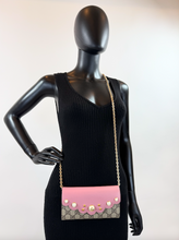 GUCCI GG MINI PEONY PEARLY WALLET / WOC LIMITED EDITION