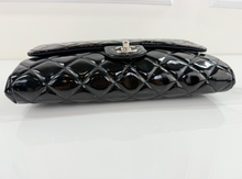 CHANEL PATENT QUILTED CLUTCH WITH CHAIN FLAP
