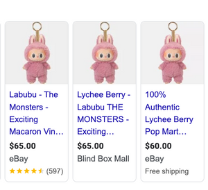 LABUBU "EXCITING MACARON" - LYCHEE BERRY