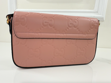 GUCCI GG POCHETTE DEBOSSED CROSSBODY DUSTY ROSE (BRAND NEW)