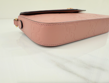 GUCCI GG POCHETTE DEBOSSED CROSSBODY DUSTY ROSE (BRAND NEW)