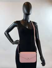 GUCCI GG POCHETTE DEBOSSED CROSSBODY DUSTY ROSE (BRAND NEW)