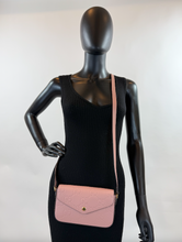 GUCCI GG POCHETTE DEBOSSED CROSSBODY DUSTY ROSE (BRAND NEW)