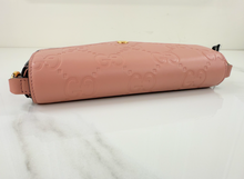 GUCCI GG POCHETTE DEBOSSED CROSSBODY DUSTY ROSE (BRAND NEW)