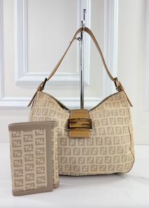 *COMBO DEAL* FENDI ZUCCHINO MAMMA BAGUETTE + WALLET