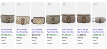 GUCCI BLONDIE FLAP POCKET BELT BAG / SHOULDER BAG (BRAND NEW)