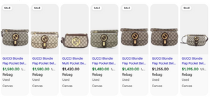 GUCCI BLONDIE FLAP POCKET BELT BAG / SHOULDER BAG (BRAND NEW)