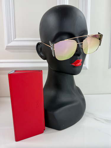 FENDI FREEDOM FF CRYSTAL SUNGLASSES