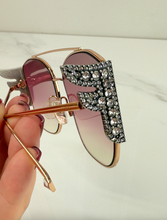 FENDI FREEDOM FF CRYSTAL SUNGLASSES