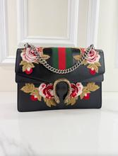 GUCCI DIONYSUS FLORAL WEB EMBROIDERED LARGE