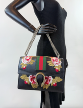 GUCCI DIONYSUS FLORAL WEB EMBROIDERED LARGE