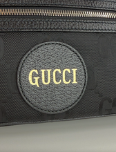 GUCCI NYLON "OFF THE GRID" BELT BAG (BLACK)