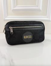 GUCCI NYLON "OFF THE GRID" BELT BAG (BLACK)