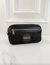 GUCCI NYLON "OFF THE GRID" BELT BAG (BLACK)