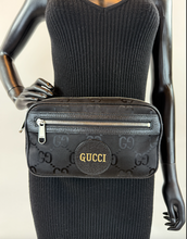 GUCCI NYLON "OFF THE GRID" BELT BAG (BLACK)