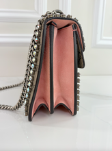 GUCCI DIONYSUS SUPREME SUEDE CRYSTAL SHOULDER BAG