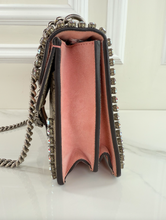 GUCCI DIONYSUS SUPREME SUEDE CRYSTAL SHOULDER BAG