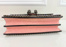 GUCCI DIONYSUS SUPREME SUEDE CRYSTAL SHOULDER BAG