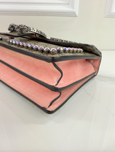 GUCCI DIONYSUS SUPREME SUEDE CRYSTAL SHOULDER BAG