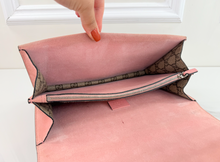 GUCCI DIONYSUS SUPREME SUEDE CRYSTAL SHOULDER BAG