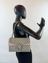 GUCCI DIONYSUS SUPREME SUEDE CRYSTAL SHOULDER BAG