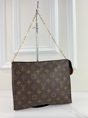 LOUIS VUITTON TOILETRY POUCH 26 + CHAIN