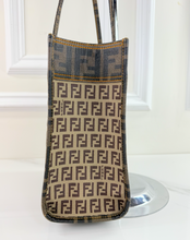 FENDI ZUCCHINO & ZUCCA SMALL SHOPPING TOTE