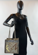 FENDI ZUCCHINO & ZUCCA SMALL SHOPPING TOTE