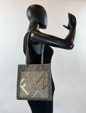 FENDI ZUCCHINO & ZUCCA SMALL SHOPPING TOTE