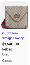 GUCCI NEO VINTAGE ENVELOPE MESSENGER