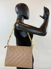 LOUIS VUITTON COUSSIN BAG PM LAMBSKIN TAUPE