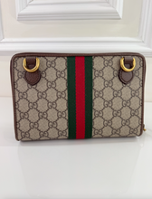 GUCCI OPHIDIA DOUBLE ZIP CROSSBODY BAG