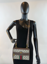 GUCCI OPHIDIA DOUBLE ZIP CROSSBODY BAG