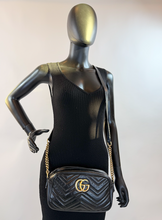 GUCCI MARMONT GG SMALL CHAIN CROSSBODY