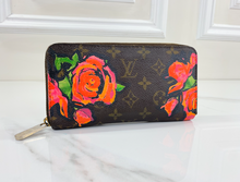 LOUIS VUITTON WALLET ZIPPY ROSES LIMITED EDITION