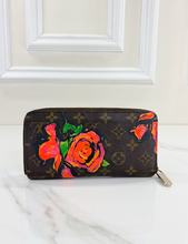 LOUIS VUITTON WALLET ZIPPY ROSES LIMITED EDITION