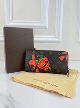 LOUIS VUITTON WALLET ZIPPY ROSES LIMITED EDITION