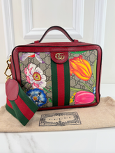 GUCCI OPHIDIA GG FLORA WEB TOP HANDLE CROSSBODY LIMITED EDITION