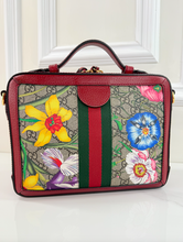 GUCCI OPHIDIA GG FLORA WEB TOP HANDLE CROSSBODY LIMITED EDITION