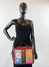 GUCCI OPHIDIA GG FLORA WEB TOP HANDLE CROSSBODY LIMITED EDITION