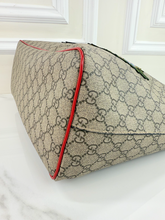 GUCCI CONVERTIBLE SOFT LARGE TOTE EMBROIDERED SNAKE GG CANVAS LIMITED EDITION