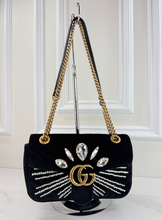 GUCCI MARMONT GG CRYSTAL SMALL