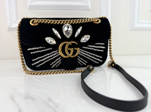 GUCCI MARMONT GG CRYSTAL SMALL