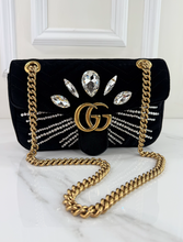 GUCCI MARMONT GG CRYSTAL SMALL